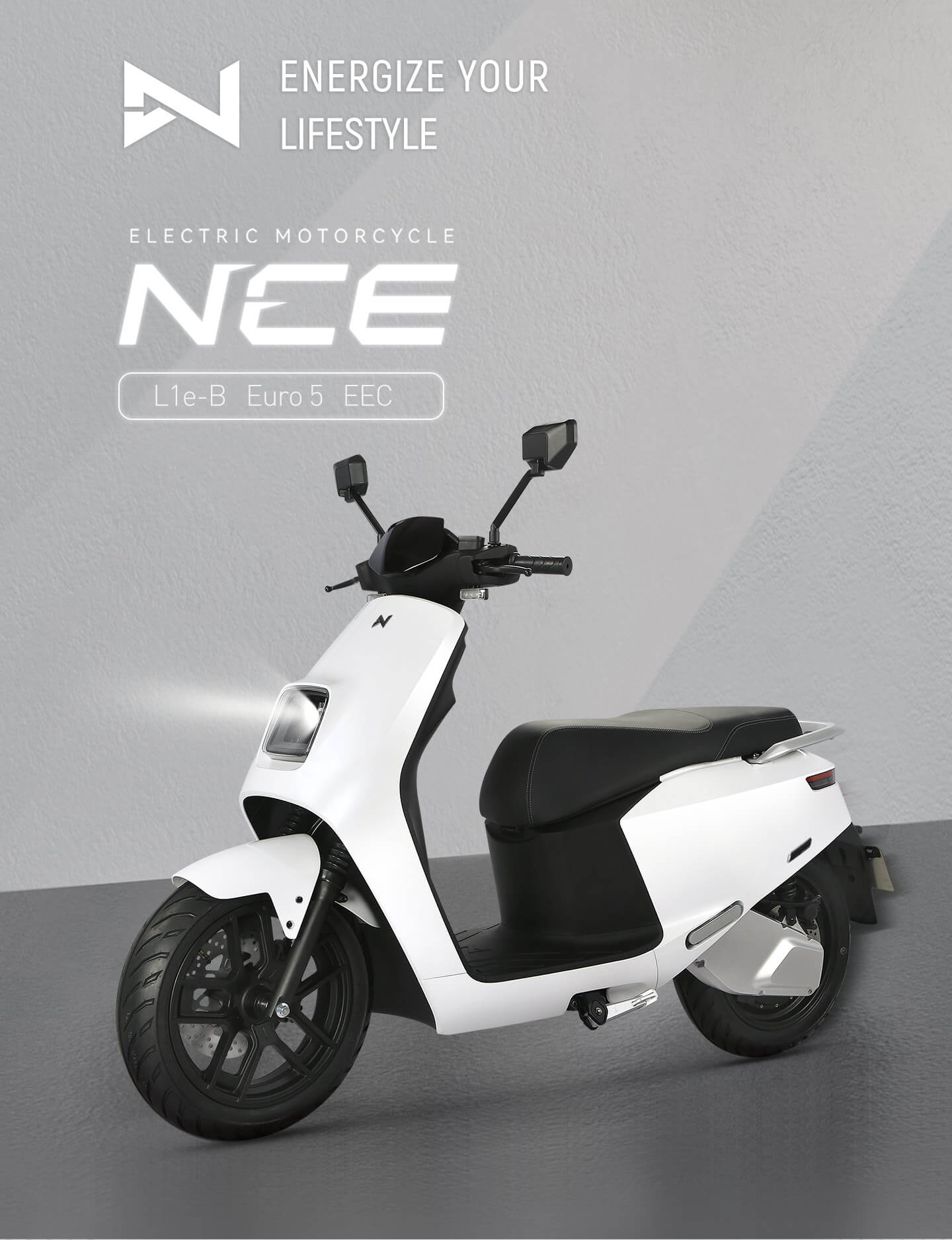 lvneng NCE 3900w Electric motorcycle EEC L1e-B Euro5